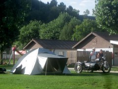 Der Campingplatz „Wiggerspitz” in Aarburg.