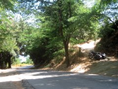 Elba 2016: Kurz hinter dem Pass am Monte Perone.