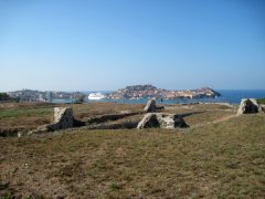 Villa Romana delle Grotte, Elba, 2016, Blick auf Portoferraio.