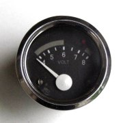 Das (fast) fertig gestellte Voltmeter für 6 Volt.