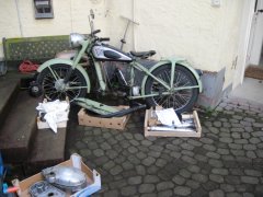 Unsere „neue” Victoria KR25 nach der Anlieferung.