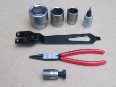 Werkzeug für Motorreparaturen an einer Victoria (Auszug).