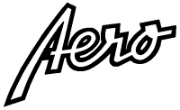 Der „Aero”–Schriftzug.