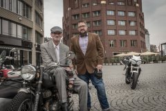 Dapper Gentlemen beim Dinstinguished Gentleman's Ride 2017 in Frankfurt.