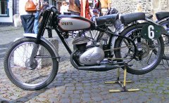 Eine Sport–Sparta mit Villiers–Motor, 50 cm³.
