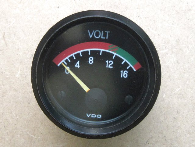 Vdo Spannungsanzeige 12V Vdo Batterie Voltmeter Einheit Voltmeter