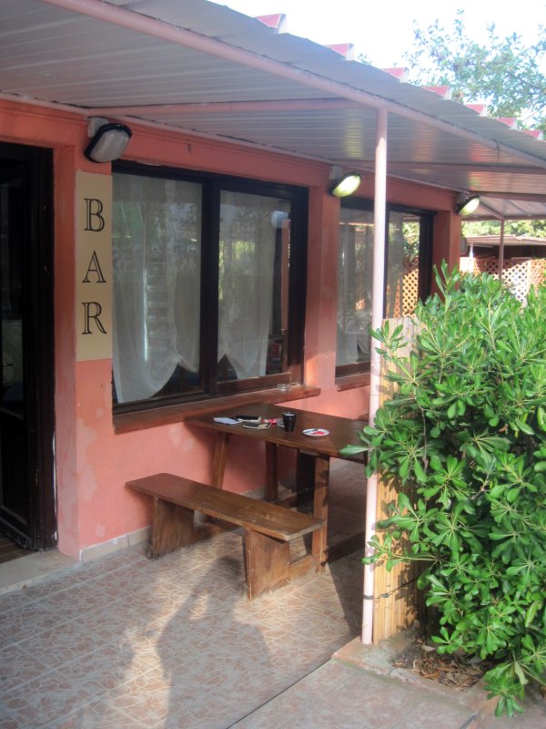 Die Bar am Campeggio Croce del Sud, Morcone, Elba.