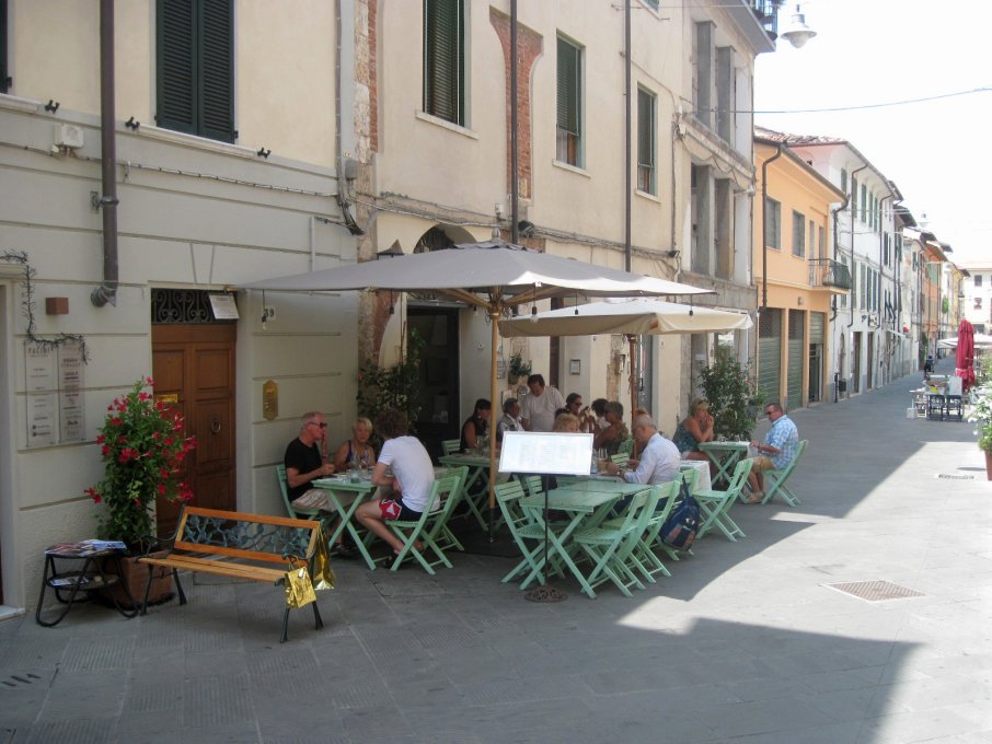 Das Restaurant 41 in Pietrasanta bei Lucca.