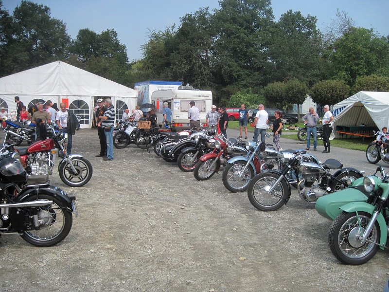 Ein Teil des Geländes beim Horex–Treffen 2017.